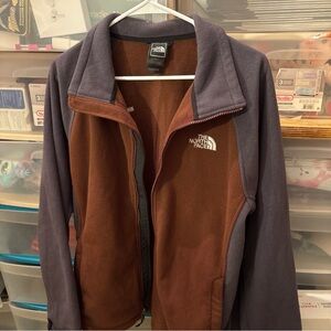 Men’s north face fleece jacketed size large